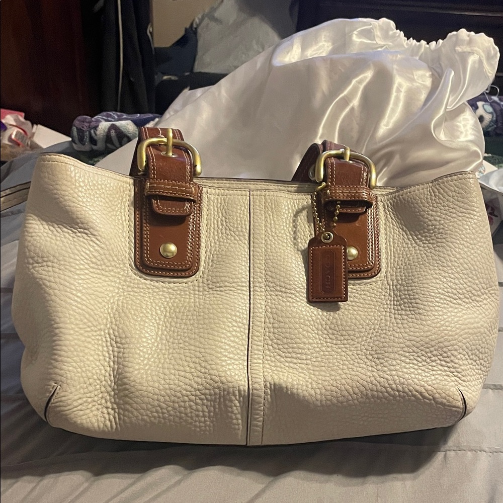 Coach Soho Alex Pebbled Leather Tote‎ Satchel A0869-11844 Preppy Y2K Casual - Picture 2 of 16